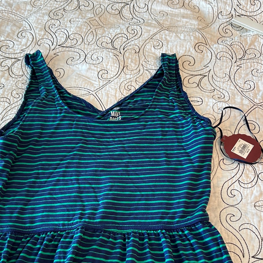 So maxi navy green